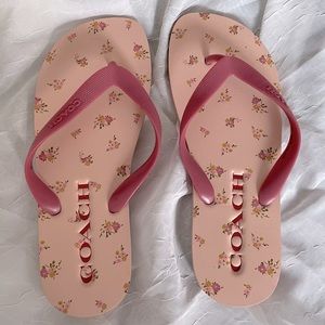 Coach Flip Flops Floral Collection